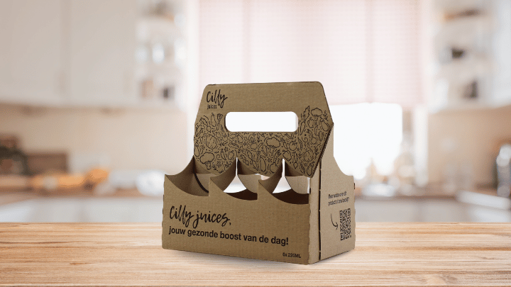 Cilly Juices kartonnen trays - verpakkingsgalerij