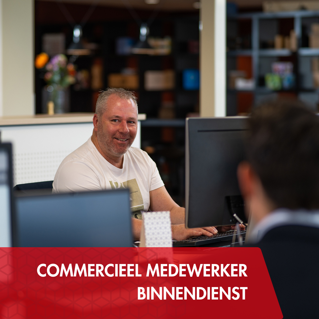 Vacature commercieel medewerker binnendienst