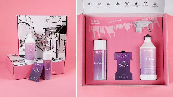 Wasparfum cadeauverpakking op maat - verpakkingsgalerij