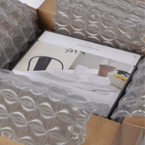 Airspeed HC Renew luchtkussens in doos ingezoomd