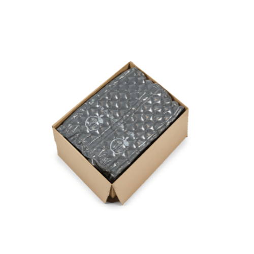 Luchtkussens als toplaag verpakt met MINI PAK'R Retail